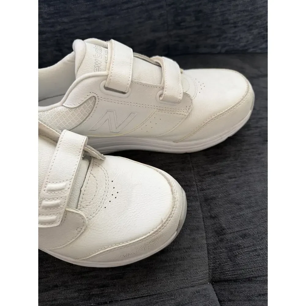 Size 10.5 - New Balance 928 V3 Hook and Loop White Womens Walking Shoes